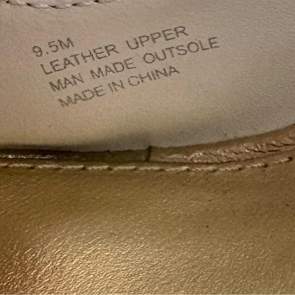 Lilly Pulitzer Kristin Slingback Peep Toe Metallic Gold Wedge Sandals - Picture 9 of 10